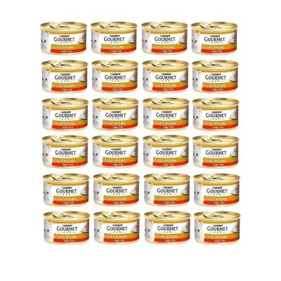 Gourmet Gold Kıyılmış Sığır Etli Yaş Kedi Maması 85 gr. x 24  Adet