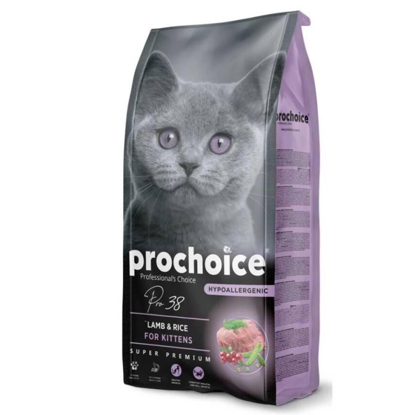 Prochoice Yavru Kediler İçin, Hipoalerjenik, Tavuk Etli Ve Pirinçli Kuru Mama 15 kg - 1