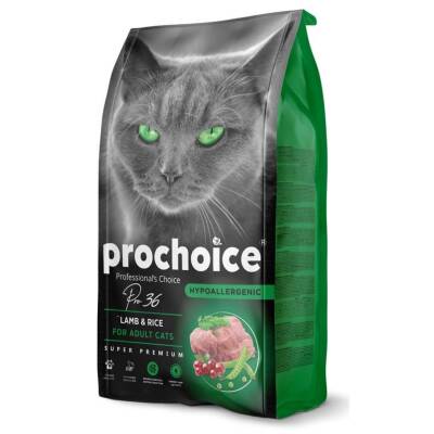 Prochoice Yetişkin Kediler İçin, Hipoalerjenik, Kuzu Etli Ve Pirinçli Kuru Mama 15 kg