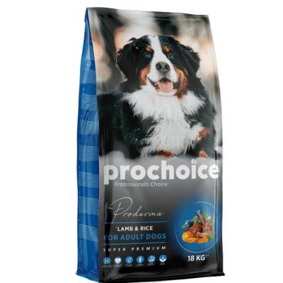 Prochoice Yetişkin Köpekler İçin, Hipoalerjenik, Kuzu Etli Ve Pirinçli Kuru Mama 18 kg