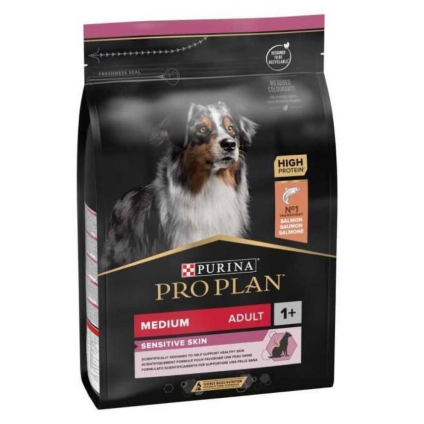 Proplan Medium Somonlu Yetişkin Köpek Maması 3 Kg - 1